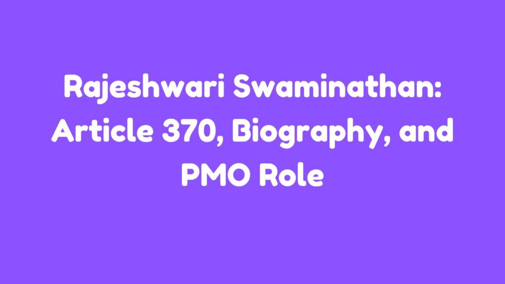 Rajeshwari Swaminathan