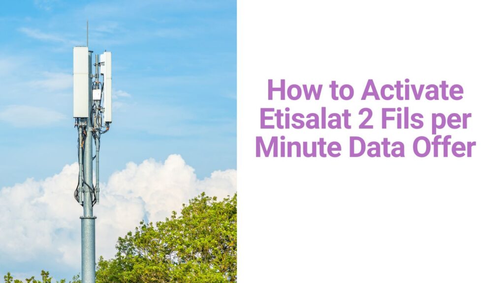 How to Activate Etisalat 2 Fils per Minute Data Offer